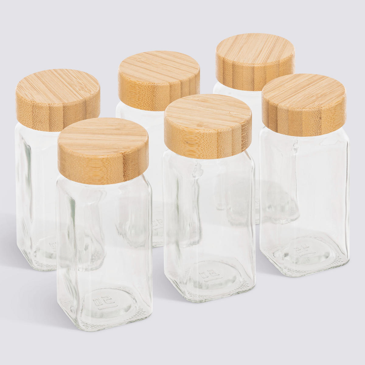 GEWÜRZBEHÄLTER-SET Formo 120 ml 15,3/10,5/10,9 cm - Transparent, Glas (10.5/10.9/15.3cm) - 5five Simply Smart