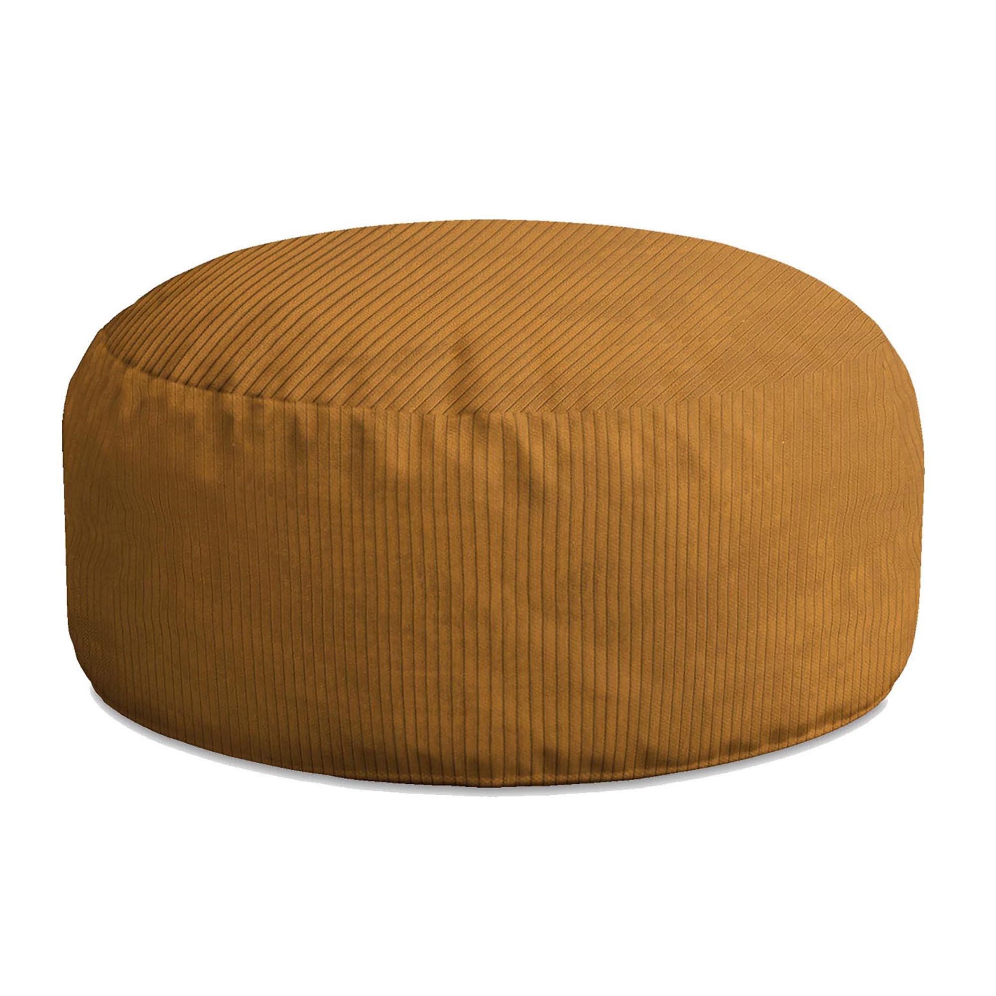 SITZSACK ROLLER Sugar Cookie - Dunkelorange/Braun, Textil (70/40/70cm) - Dreamroots