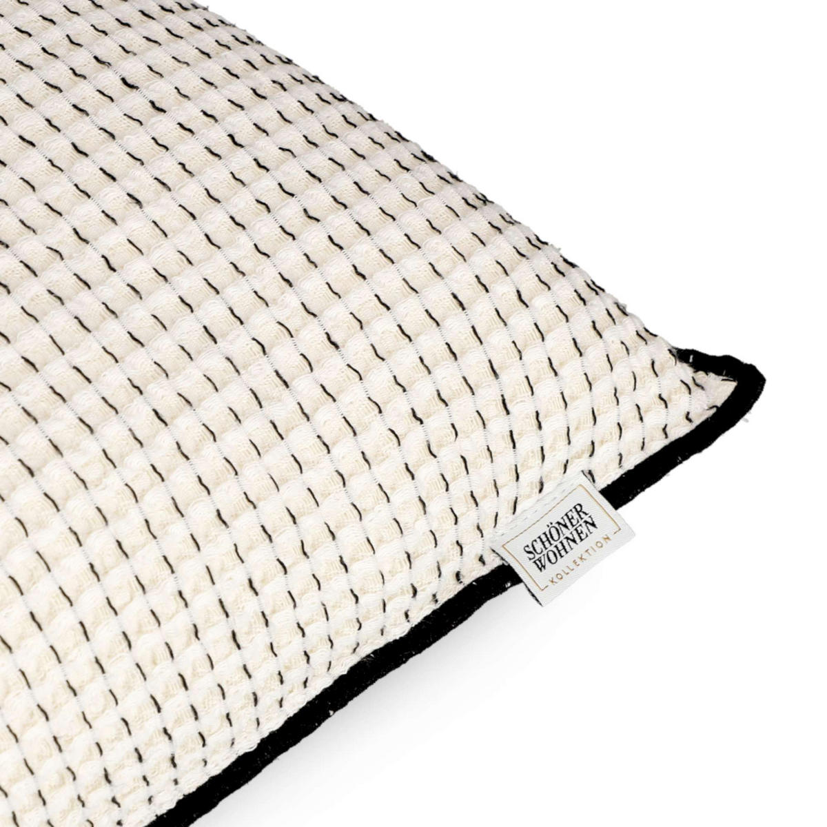 ZIERKISSENHÜLLE FLEX - Weiß, Textil (38/38cm) - Schöner Wohnen