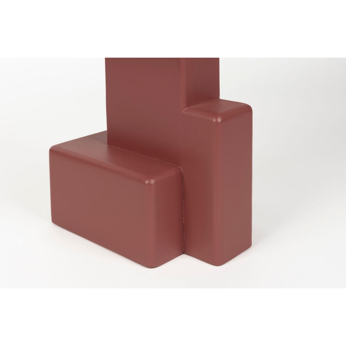 BEISTELLTISCH Blast Quadratisch Rot - Rot, Holzwerkstoff (35/35/50cm) - Housecraft Living