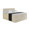 BOXSPRINGBETT mit Matratze H3|H4 und Lattenrost - TOLO KING 140x200 Cord - Creme - Champagner, Holzwerkstoff (140/200cm) - ALTDECOR