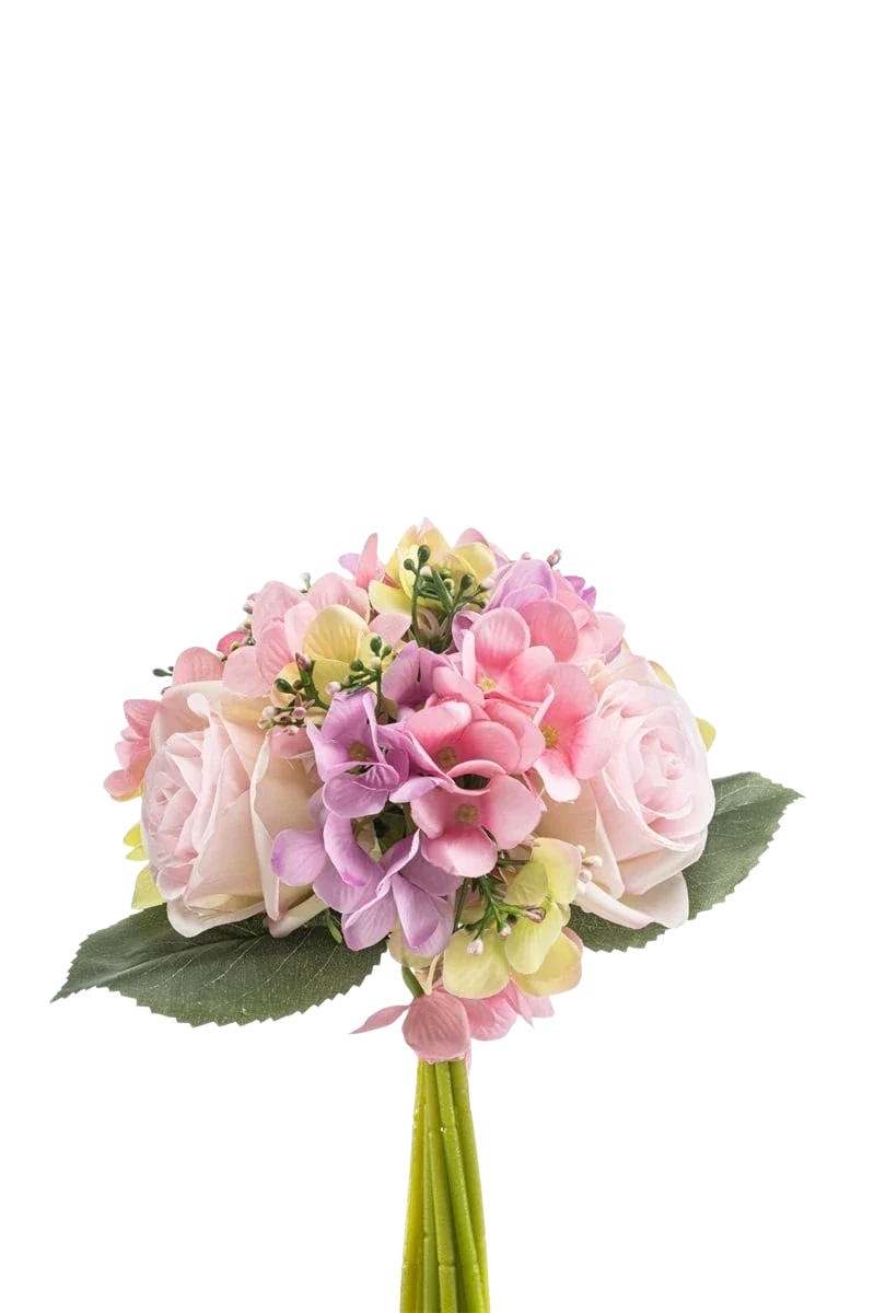 KUNSTBLUME Künstlicher Blumenstrauß - Tempi 32 cm - Pink, Kunststoff (32cm) - Emerald