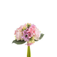 KUNSTBLUME Künstlicher Blumenstrauß - Tempi 32 cm - Pink, Kunststoff (32cm) - Emerald