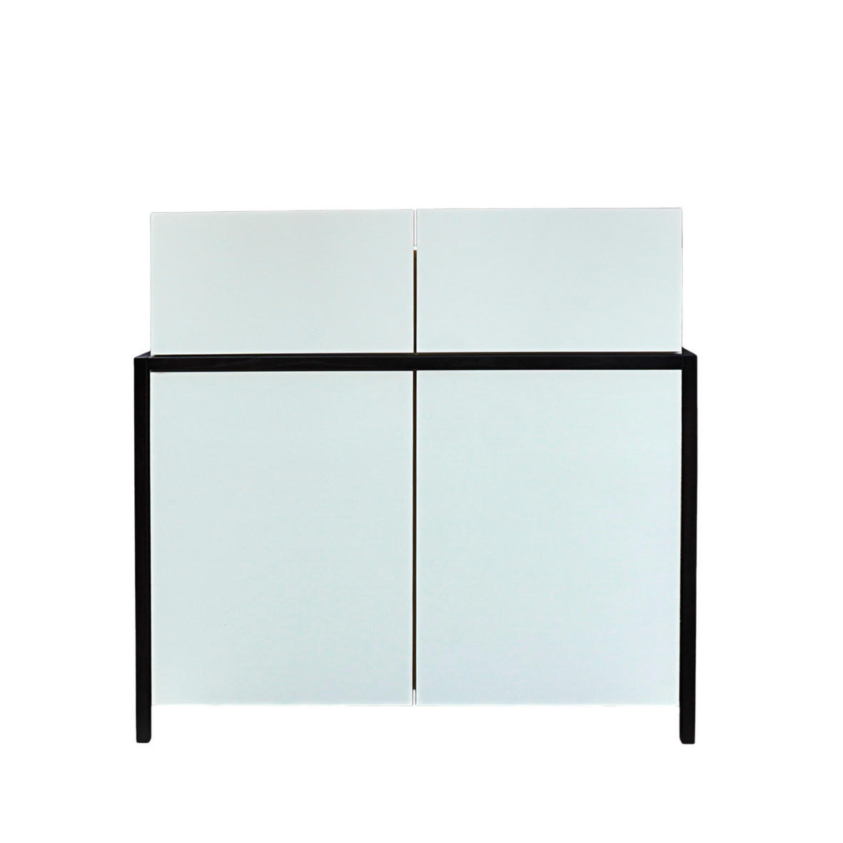 KOMMODE für das Wohnzimmer oder Schlafzimmer BOSTON - Eichefarben, Holz (105/100/35cm) - Rawood Furniture