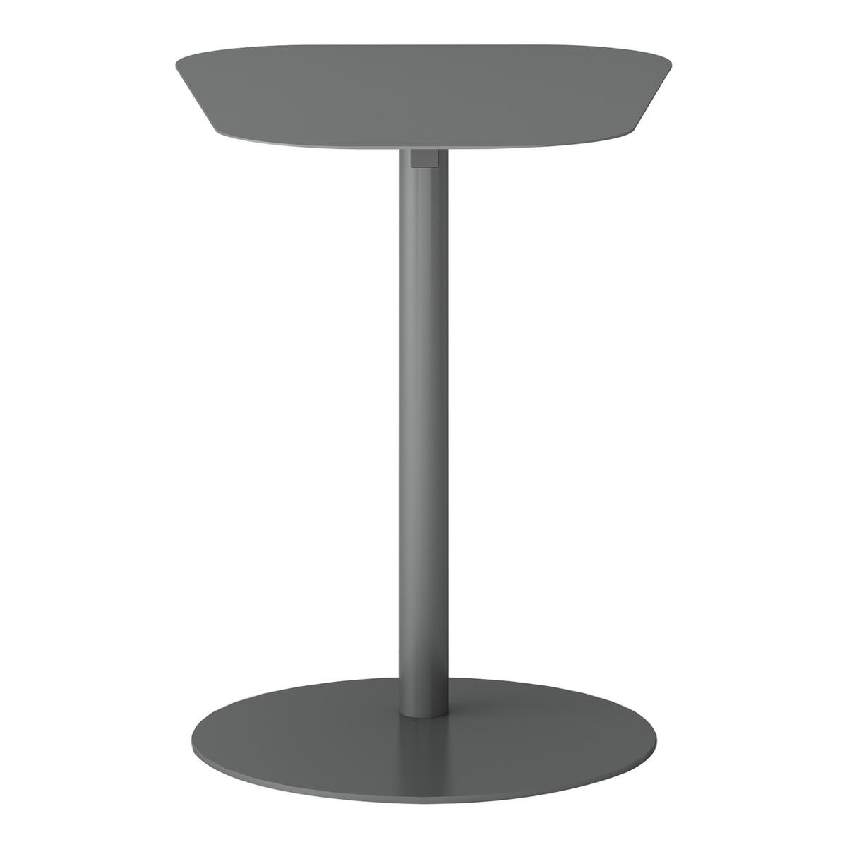 BEISTELLTISCH Nastätten - Grau, Metall (38/50/50cm) - [en.casa]