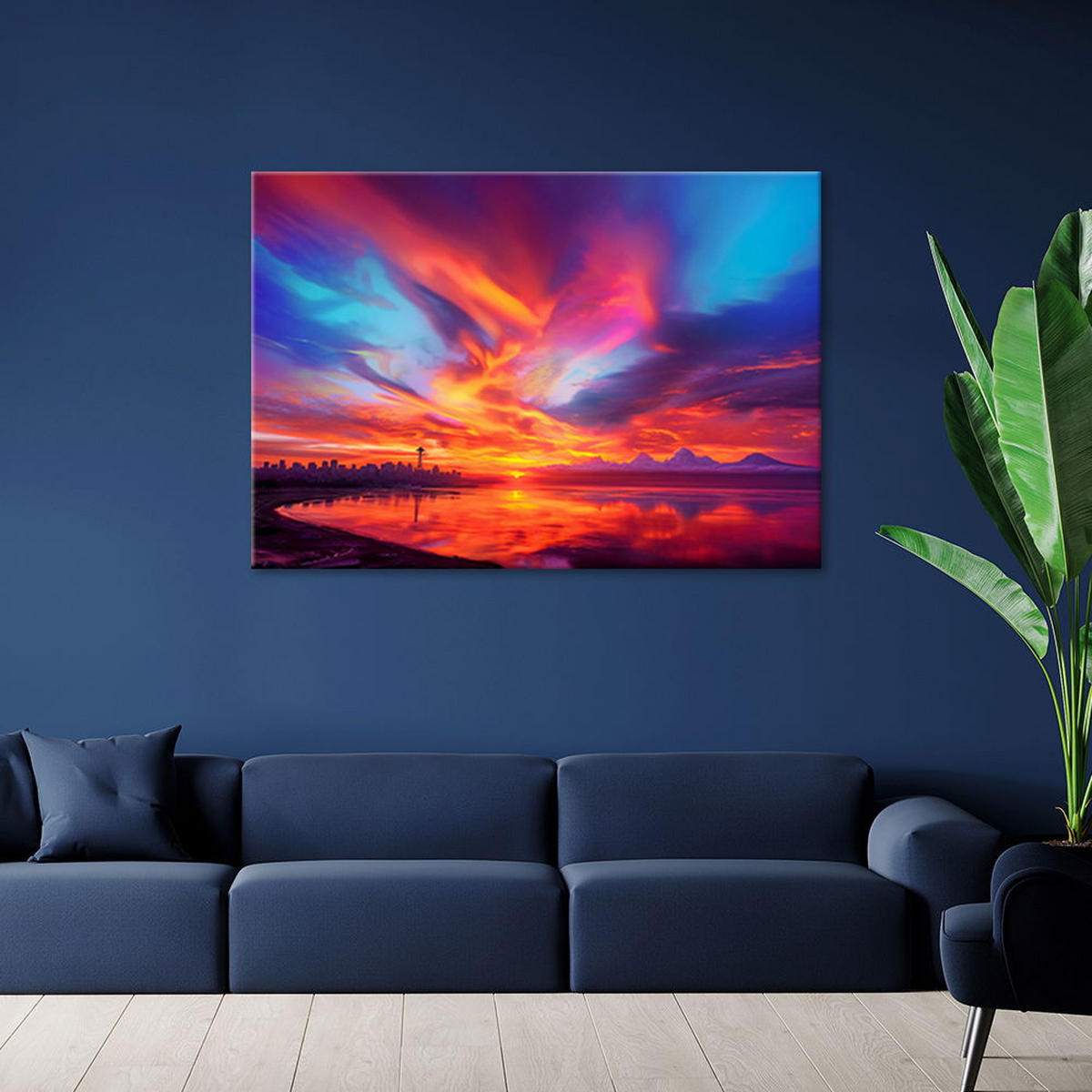 KUNSTDRUCK Lila 100/70 cm - Lila, Textil (100/70cm) - KUNSTLOFT