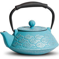 TEEKANNE aus Gusseisen 800 ml Himmelblau - Türkis, Metall (9/7.5cm)