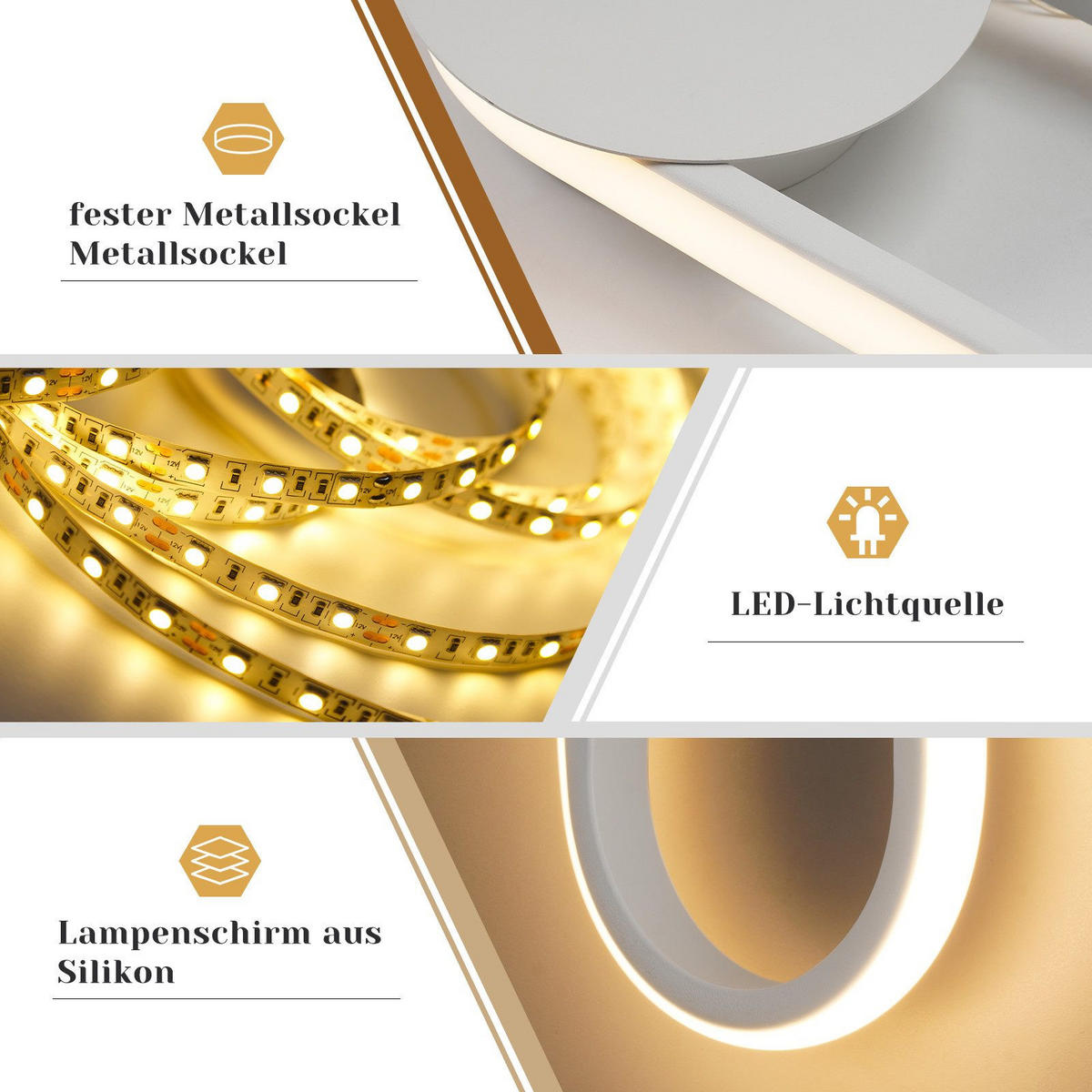 LED WANDLEUCHTE FRANKLIN II 41.5/14/4 cm - Weiß, Metall (14/4/41.5cm) - Nettlife