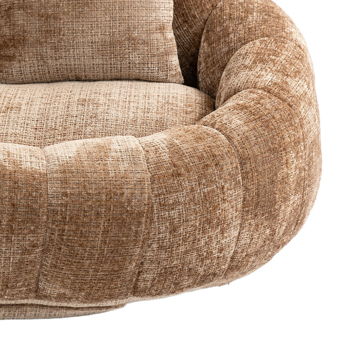 SITZSACK Loungesessel 150 x 95 x 63 cm Chenille Coffee - Braun, Kunststoff (95/63/145cm) - Beauniv