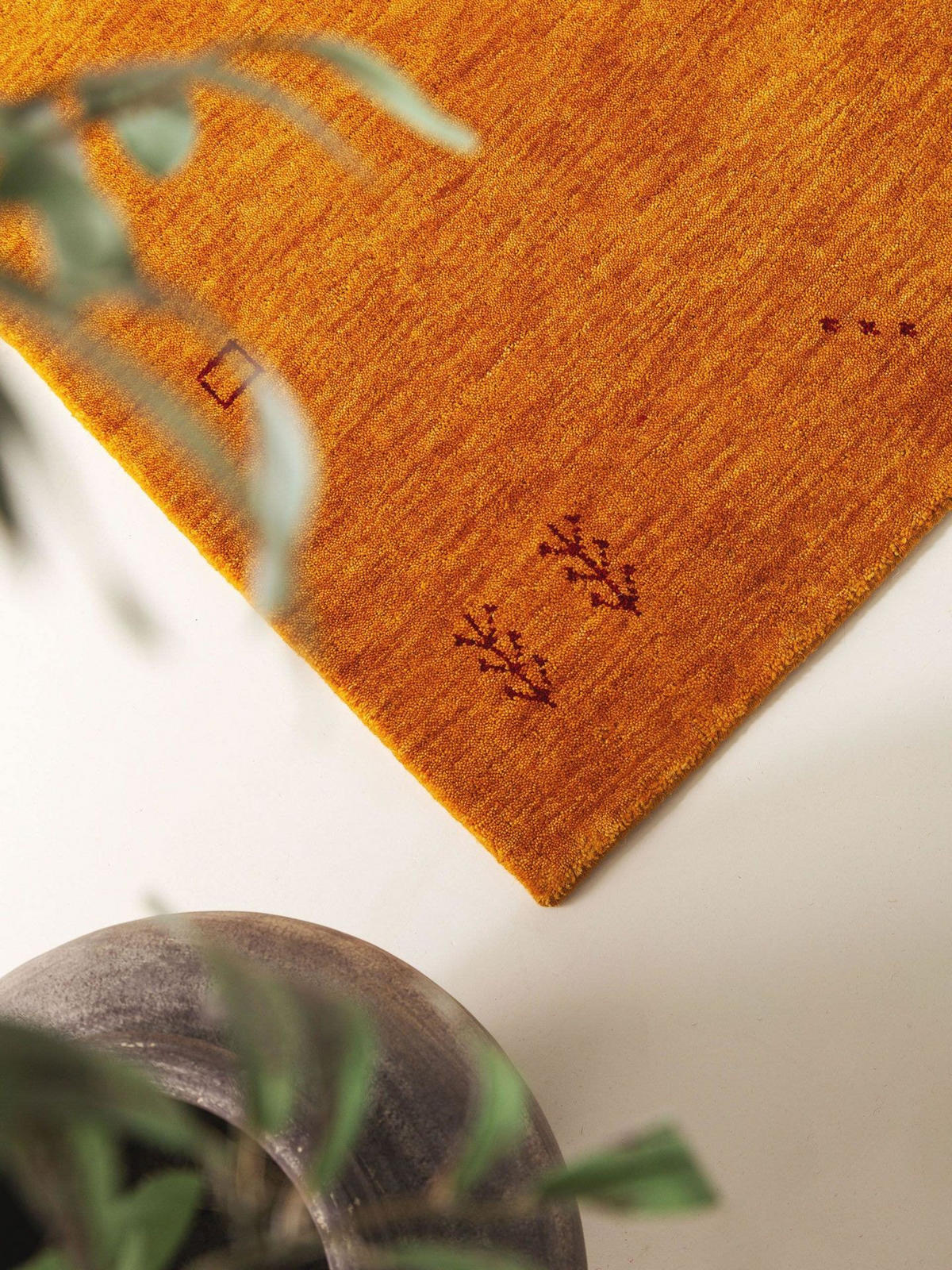 WOLLTEPPICH-LÄUFER Jamal Gelb 80x300 cm - Gelb, Textil (80/1cm) - KUNSTLOFT