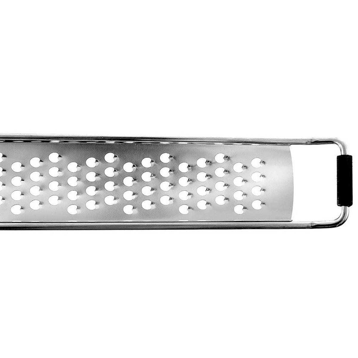 KÜCHENREIBE Flachstahl 38 cm - Silberfarben, Metall (4/38/1.5cm) - Orion 