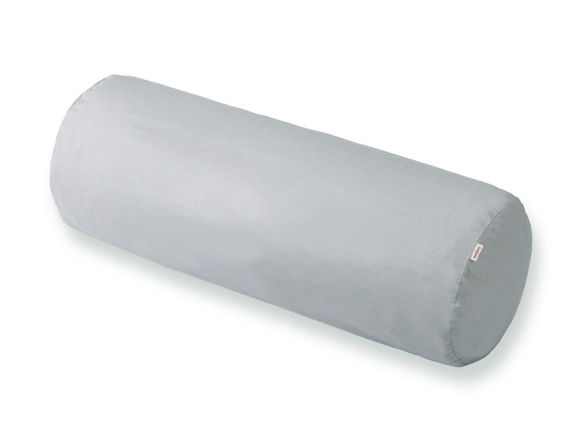 XL-ROLLENBEZUG Basic 100% Baumwolle grau 70/25 cm - Grau, Textil (25/70cm) - beties Heimtextil