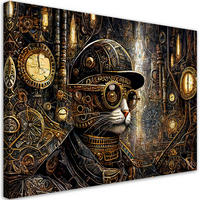 KUNSTDRUCK Gold 100/70 cm - Goldfarben, Textil (100/70cm) - KUNSTLOFT