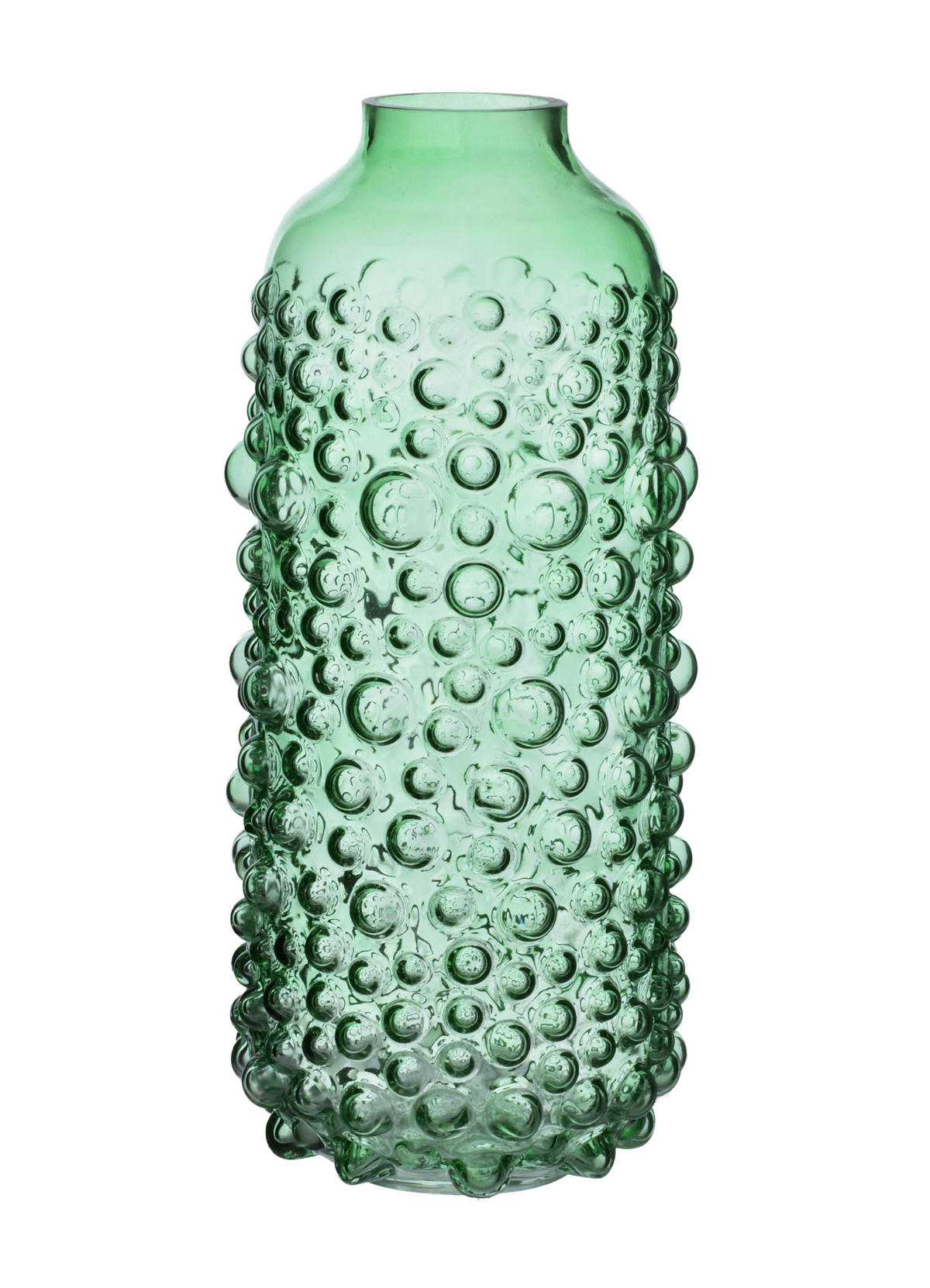 VASE Serenite Grün 13.5/13.5/31.5 cm Glas - Grün, Glas (31.5cm) - Mondex