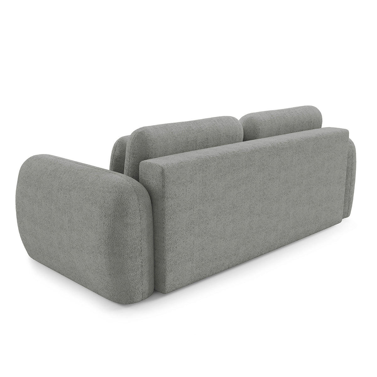 SOFA Cesar 3 Sitzplätze Hellgrau - Grau, Holz (266/95/110cm) - Petits-meubles