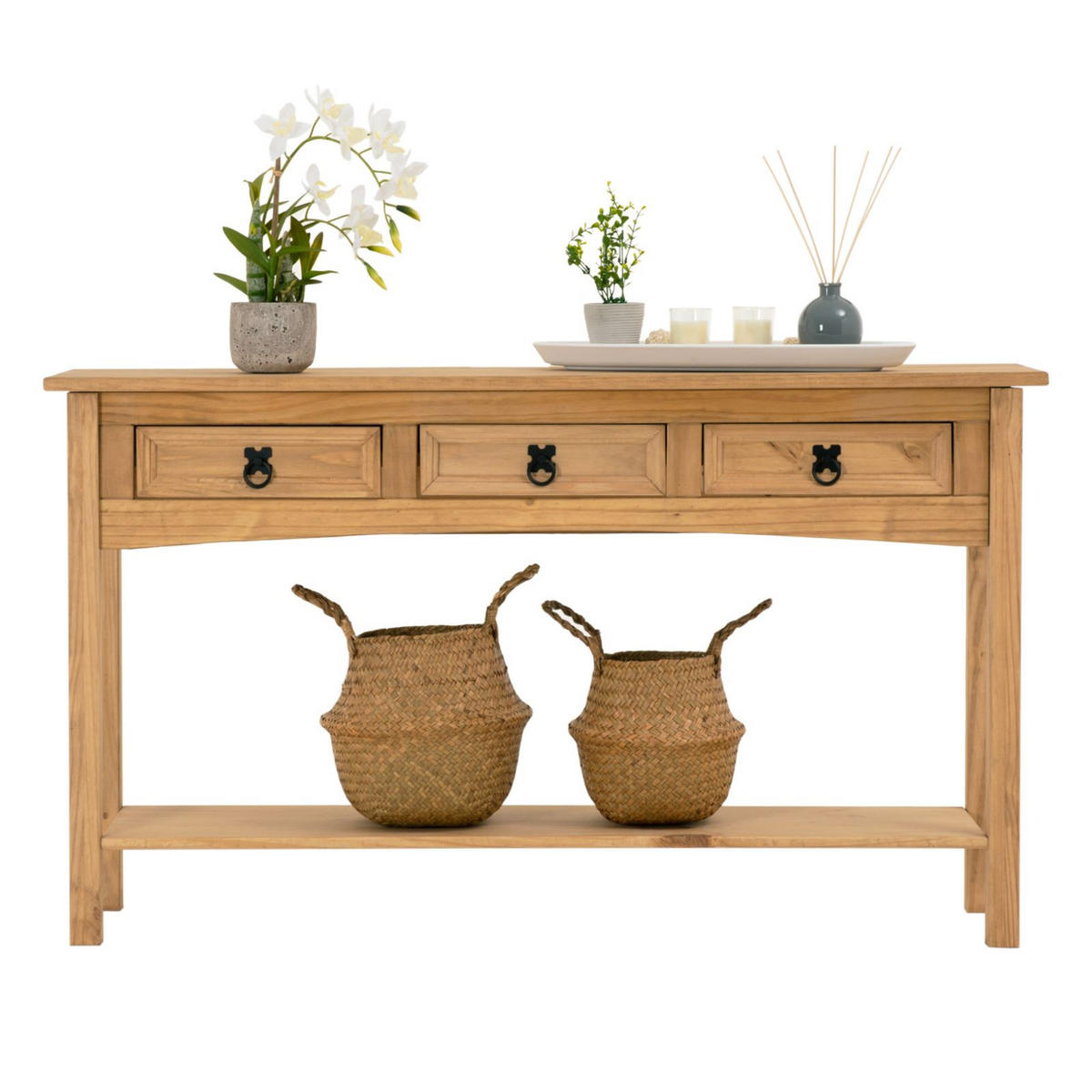 KONSOLENTISCH SALSA - Naturfarben, Holz (35/126/73cm) - CARO-Möbel