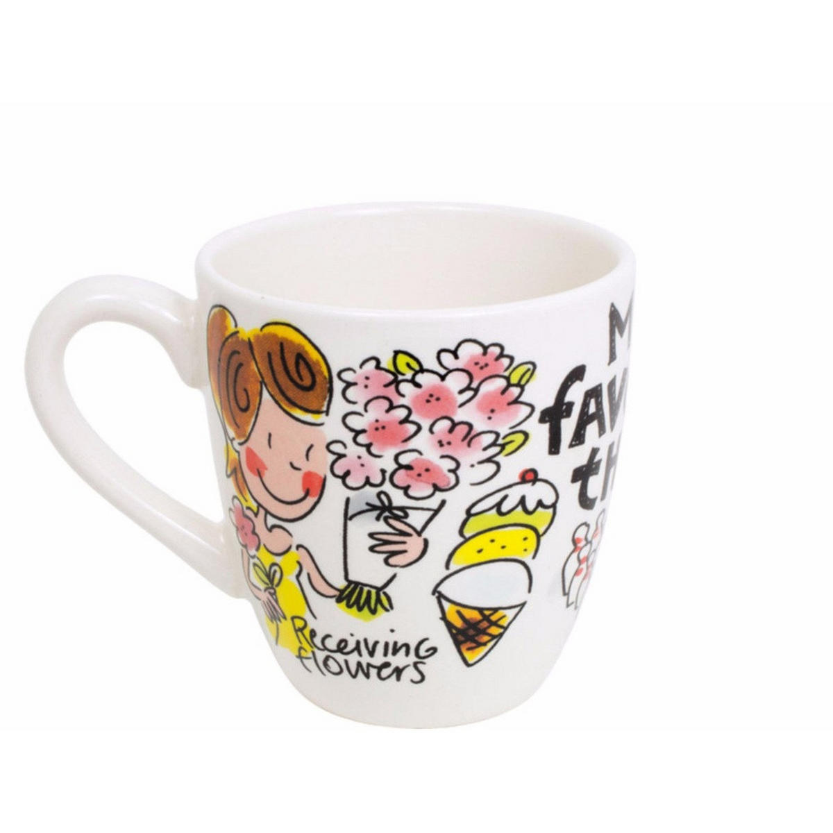 MINI-BECHER Favorit in Bunt - 200 ml - Multicolor, Keramik (0.2L) - Blond Amsterdam