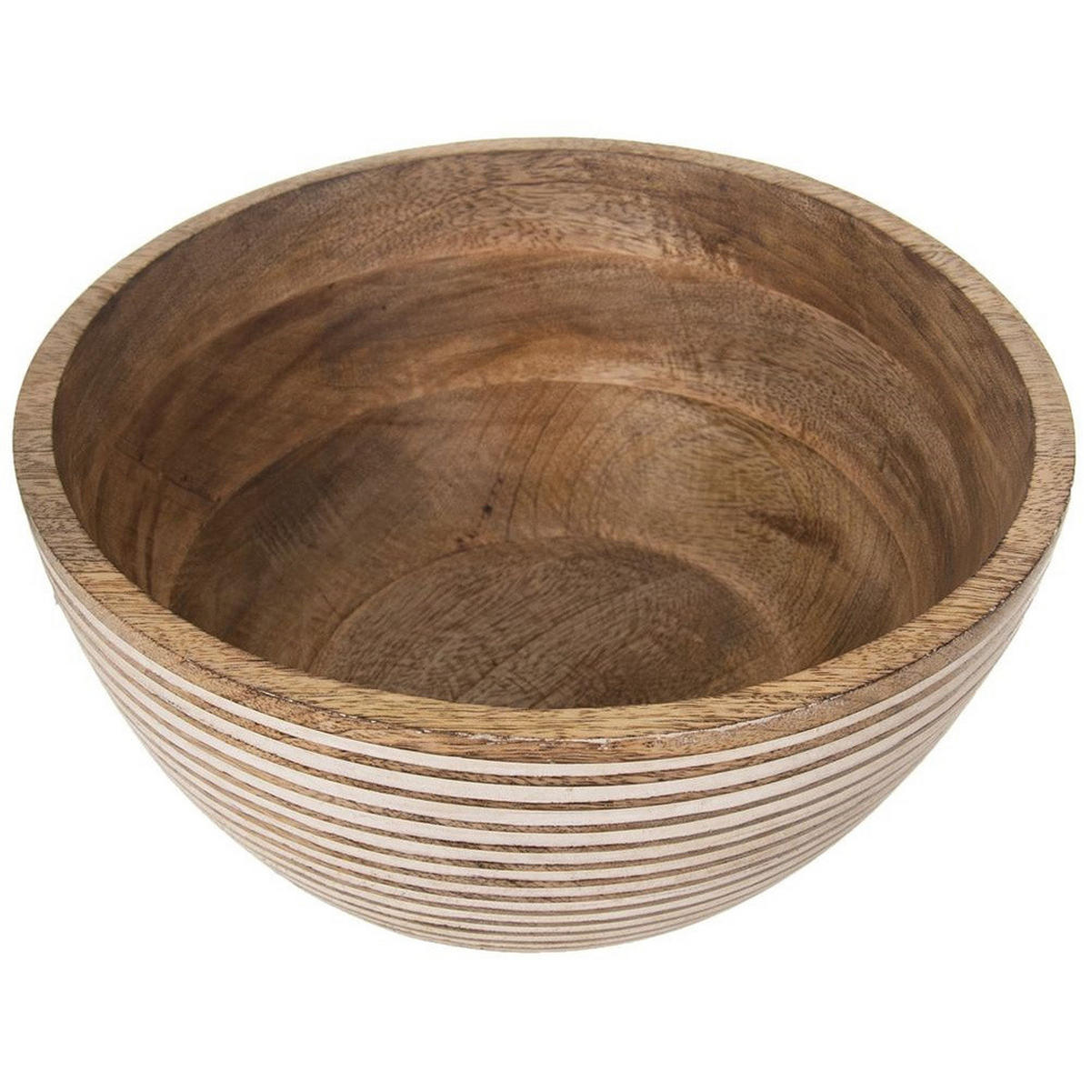 HOLZSCHALE MANGO Braun - Braun, Holz (25/25/12.5cm) - Orion 