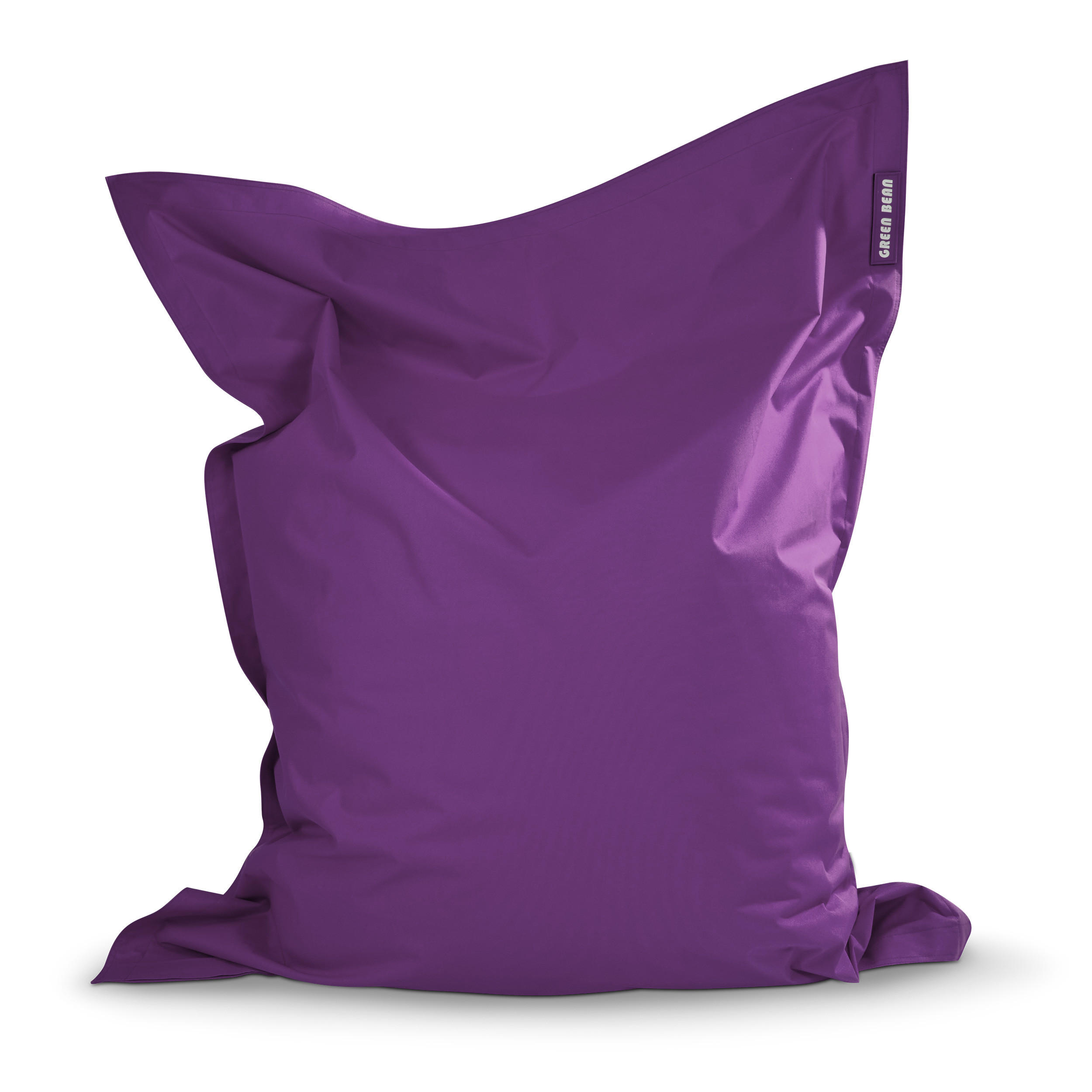 SITZSACK XXL "Square" 140x180cm - 380 L - Lila, Textil (140/25/180cm) - Green Bean
