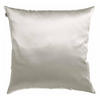 KOPFKISSENBEZUG Ashley perlweiß 65 x 65 cm - Hellgrau, Textil (65/65cm) - Vivaraise