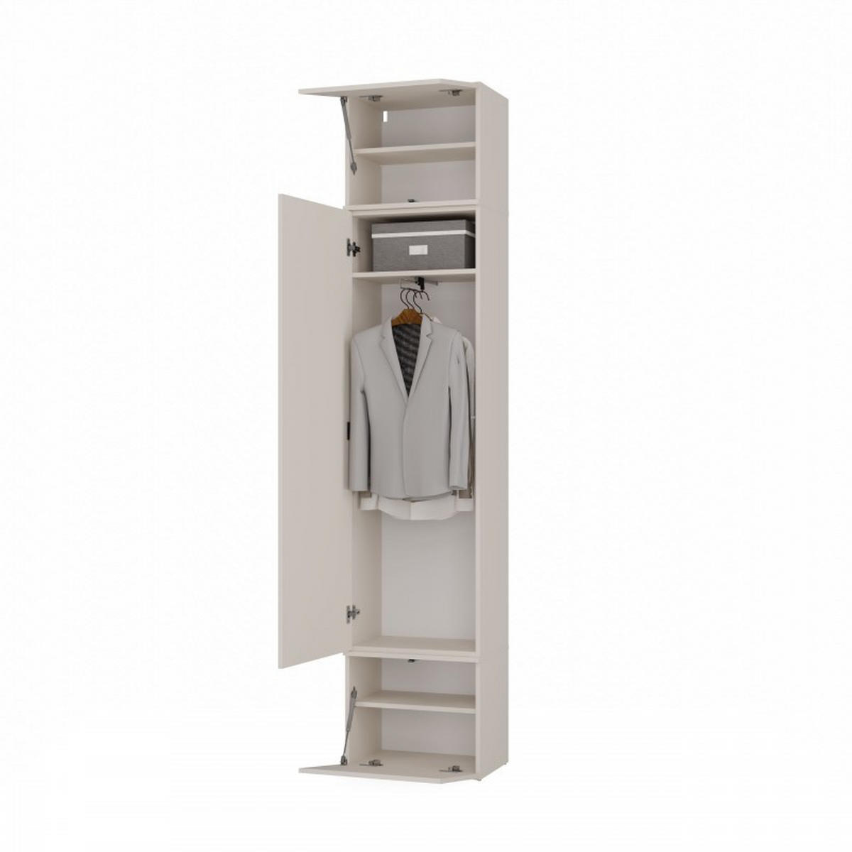 DULAP DE HOL – Dulap pentru hol cu spațiu pentru depozitare, culoare cașmir 50/238/35 - cașmir, compozit lemnos (50/238/35cm) - RAUMHIRSCH FURNITURE
