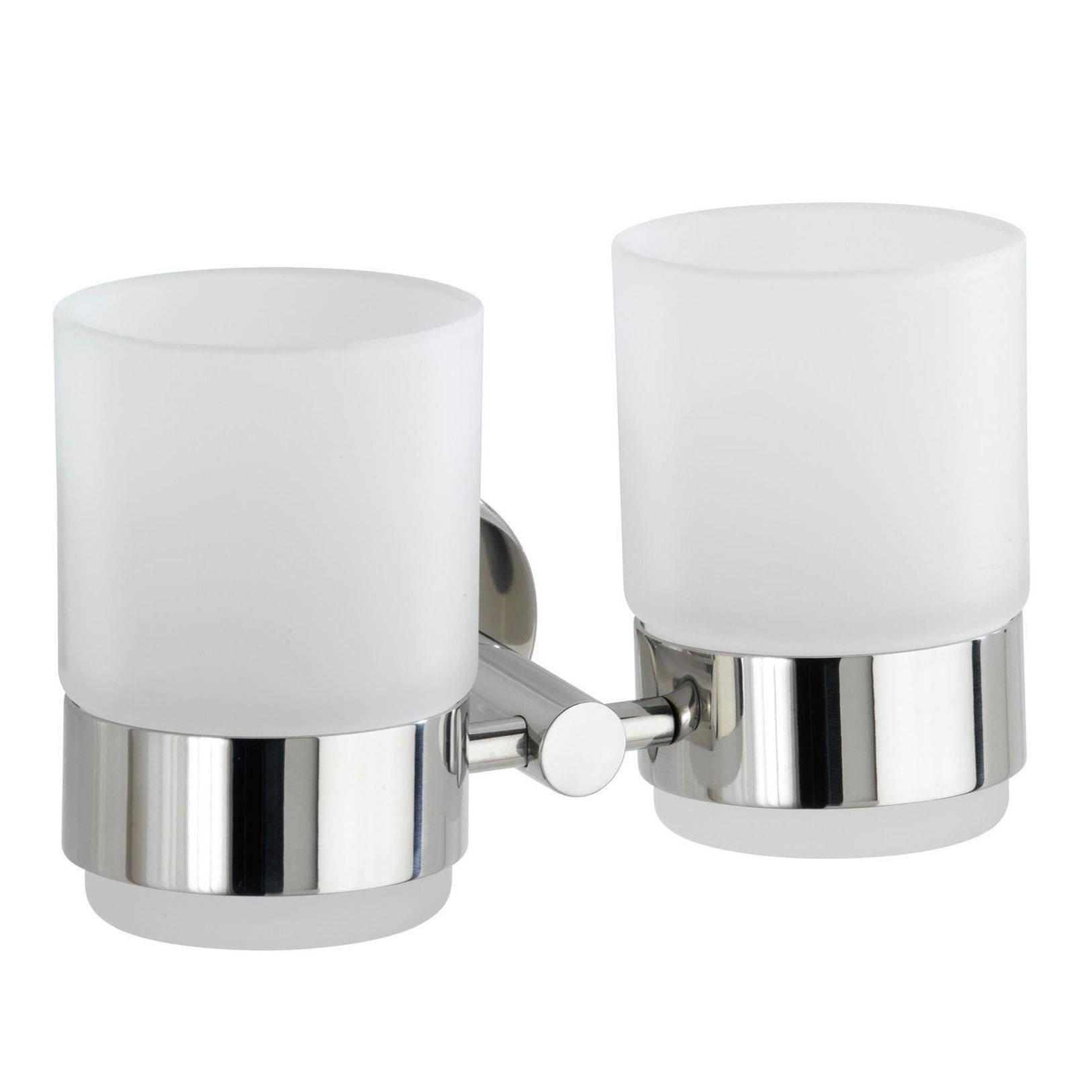 PINSELBECHER silber Bosio 17,5/9/9,5 cm - Weiß, Glas (9/9.5/17.5cm) - Wenko