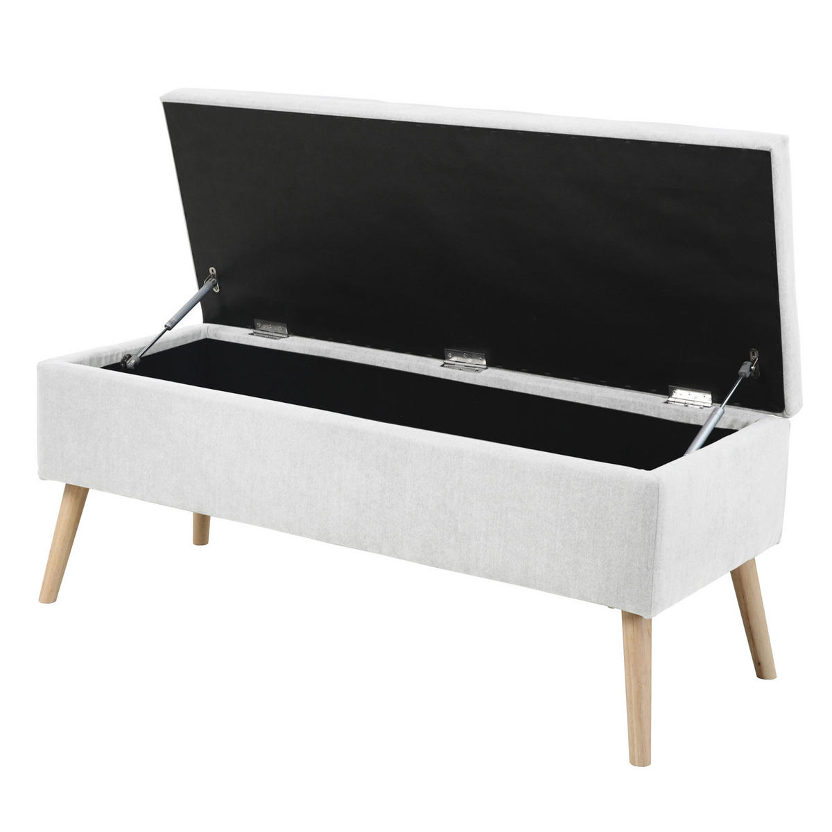 OTTOMANE DAISY XL Weiß - Weiß, Textil (115/47/45cm) - SVITA