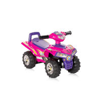 RUTSCHER ATV pink Signalton Rückenlehne Quad Design Staufach - Pink, Kunststoff (61/37/38cm) - Lorelli