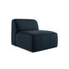 SOFAELEMENT Strukturstoff Blau - Blau/Schwarz, Holzwerkstoff/Kunststoff (80/70/102cm) - Makamii