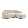 ECKSOFA Olena - Creme (Abriamo 3) - Creme, Holzwerkstoff (248/174cm)