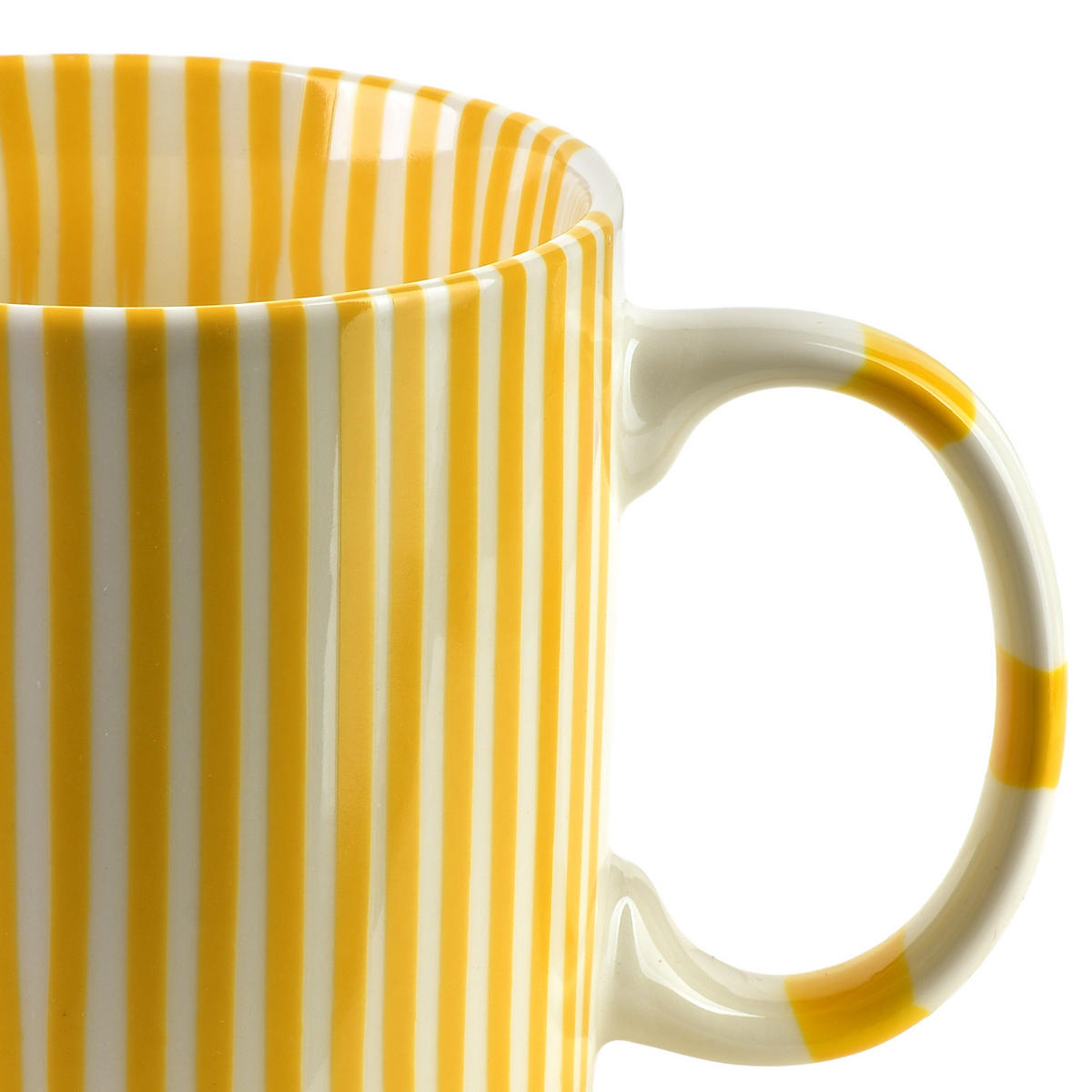 BECHER Ronnie gelb 9/13/9 cm Porzellan - Gelb, Keramik (0.38L) - Mondex