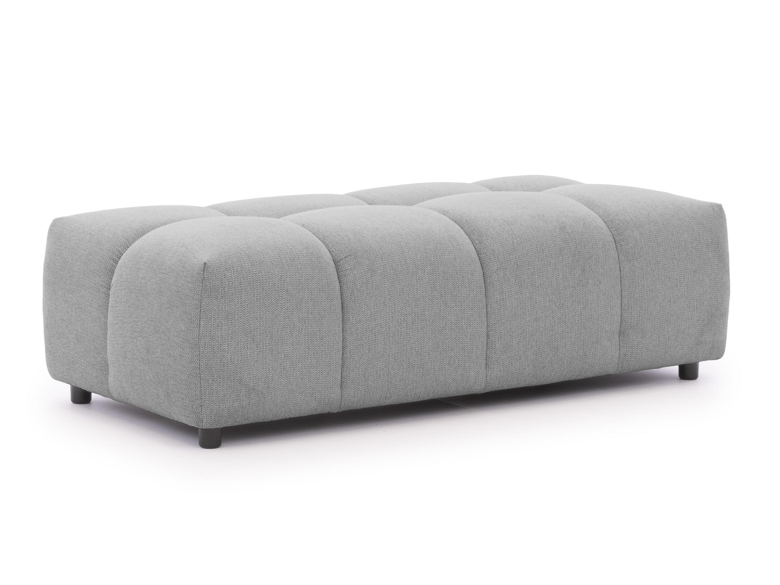 S-Style Hocker Grau 147x42x74 cm