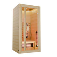 INFRAROTKABINE Nyborg S90V mit Vollspektrumstrahlern - Naturfarben, Holz (90/190/90cm) - Artsauna