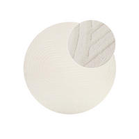 TEPPICH HYGGE Creme, rund 160/160 cm - Creme, Textil (160/160cm) - Tapiso