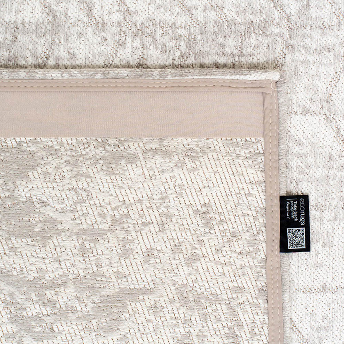 TEPPICH White Plains Mad Men Jacob's Ladder 80/250 cm - Grau, Kunststoff/Textil (80/250cm) - Louis De Poortere