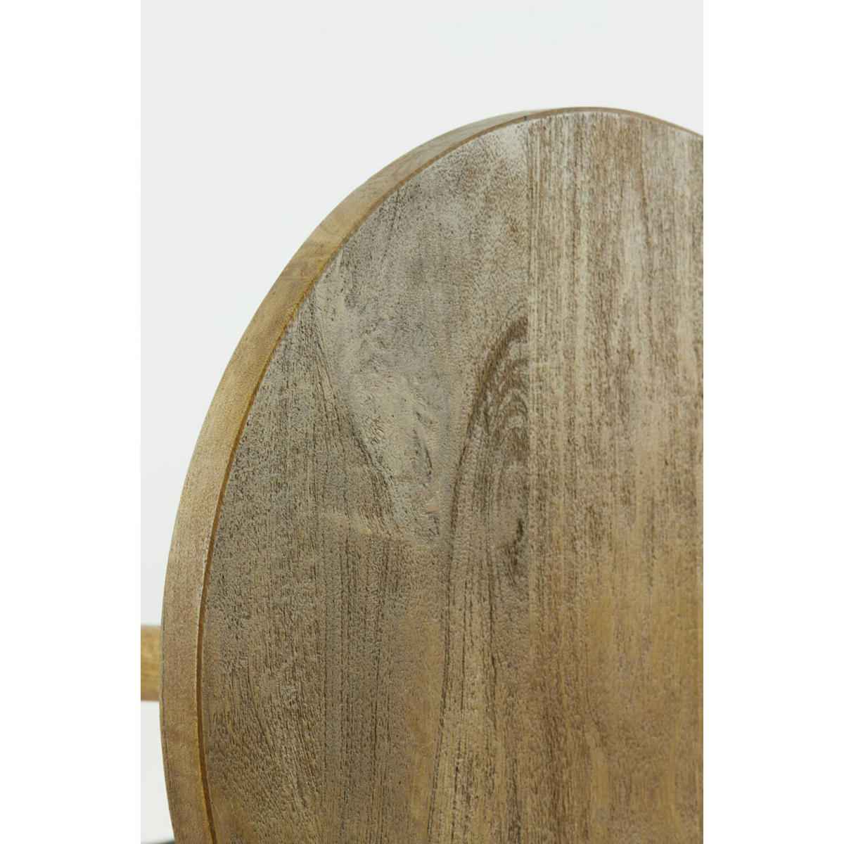 BEISTELLTISCH BICABA - Braun - Ø50x55cm - Braun, Holz (50/50/55cm) - Light & Living