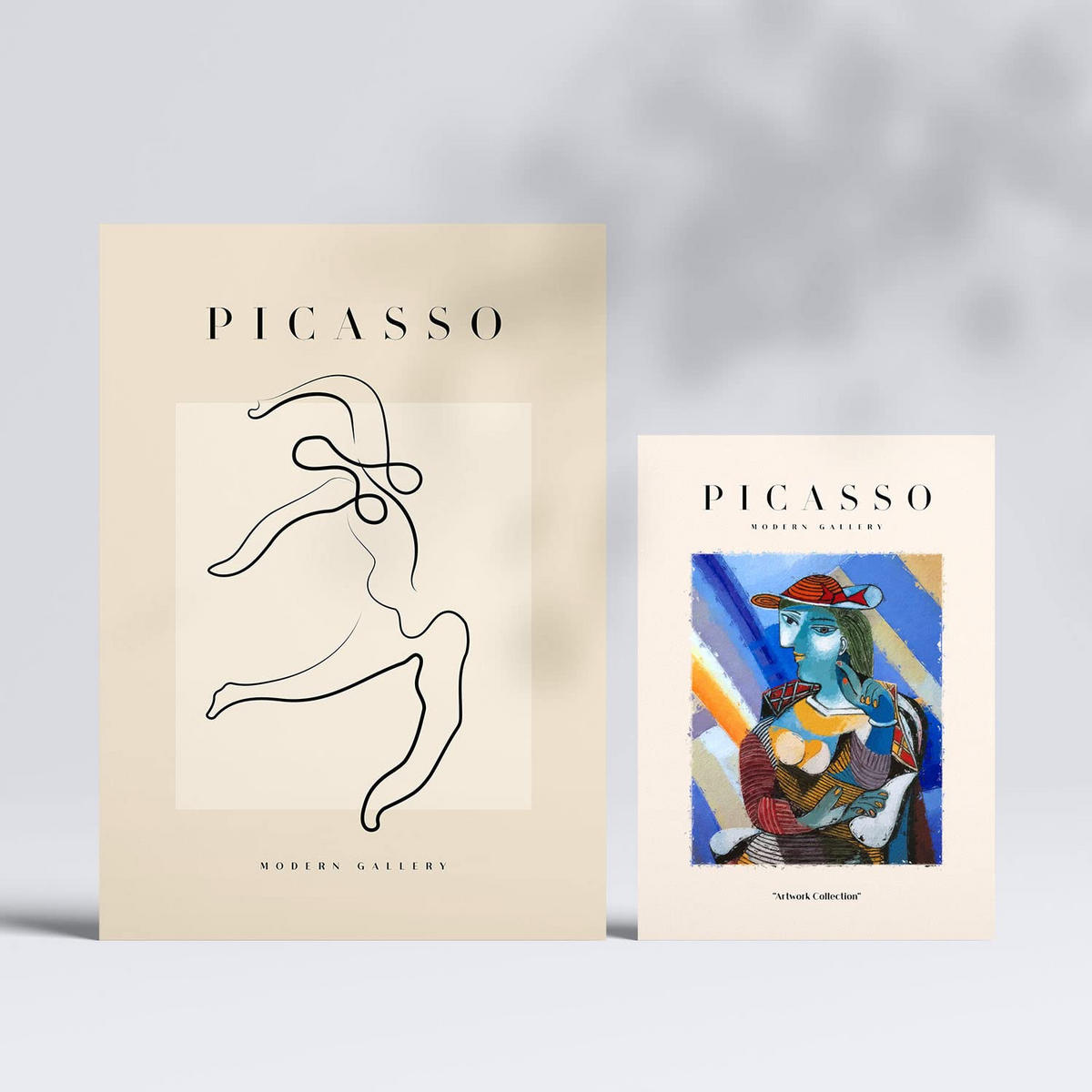 POSTER Set Mit 6 In Schwarzer Tinte Harmonie A3 & A4 Rahmenlos - Klar, Papier (29/3cm) - Nacnic