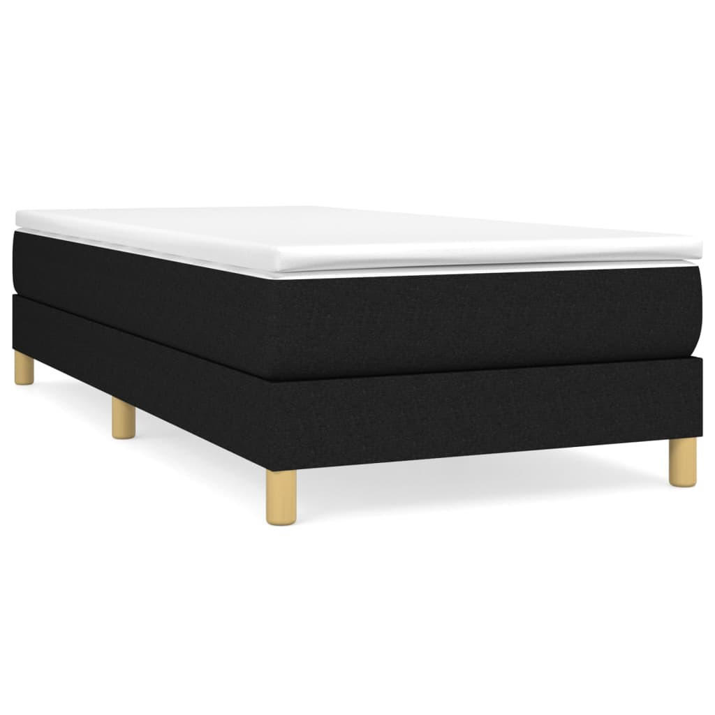 POLSTERBETT Quinn 100/203 cm - Schwarz, Holzwerkstoff (100/200cm) - Nettlife