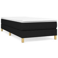 POLSTERBETT Quinn 100/203 cm - Schwarz, Holzwerkstoff (100/200cm) - Nettlife