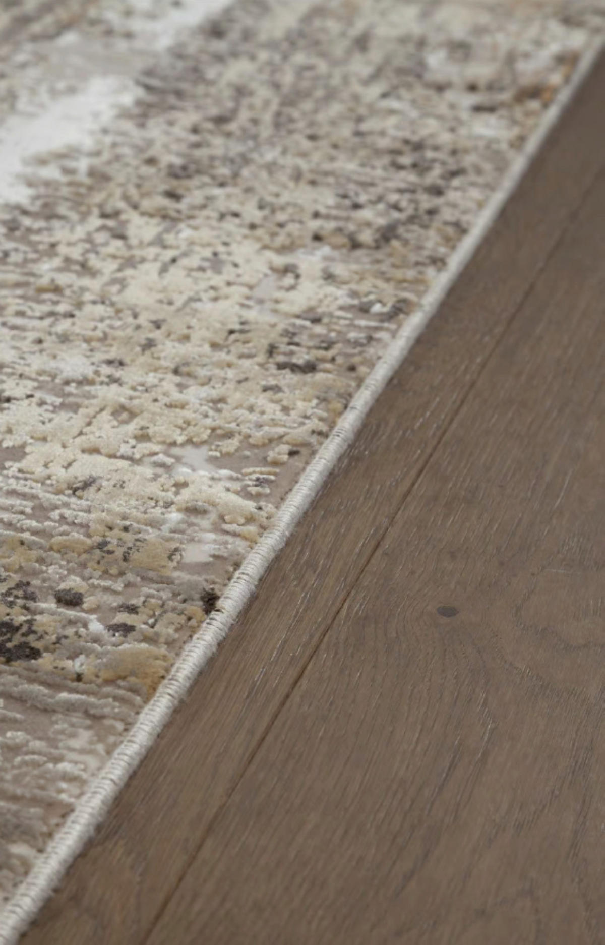 TEPPICH modern Wohn-/Schlafzimmer Viskose BRODERIE Beige 300x400 cm - Beige, Textil (300/400cm) - Novatrend