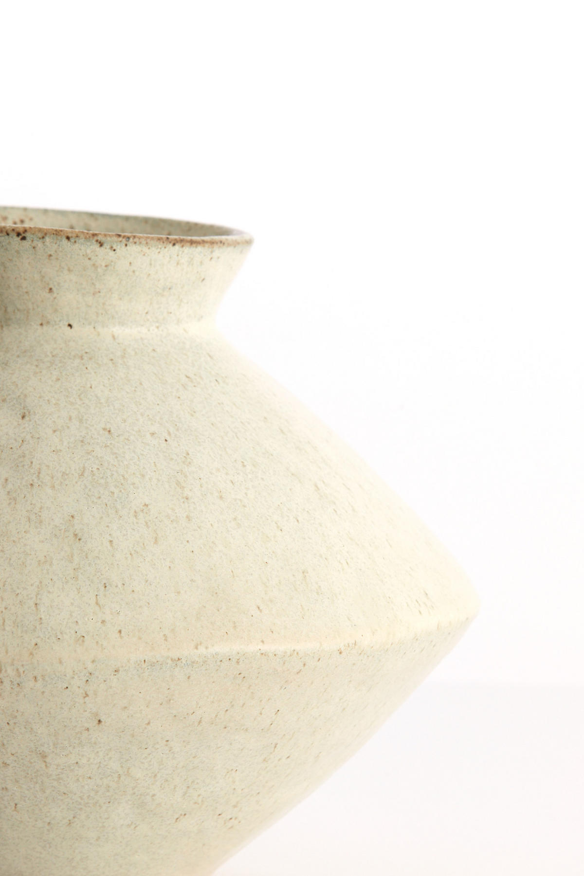 VASE Beato Weiß Ø30/23 cm - Weiß, Keramik (23cm) - Light & Living