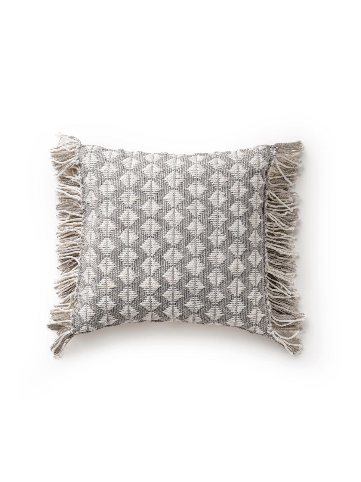 OUTDOORKISSEN Morty Grau 40x40 cm - Grau, Textil (40/40cm) - benuta Pure