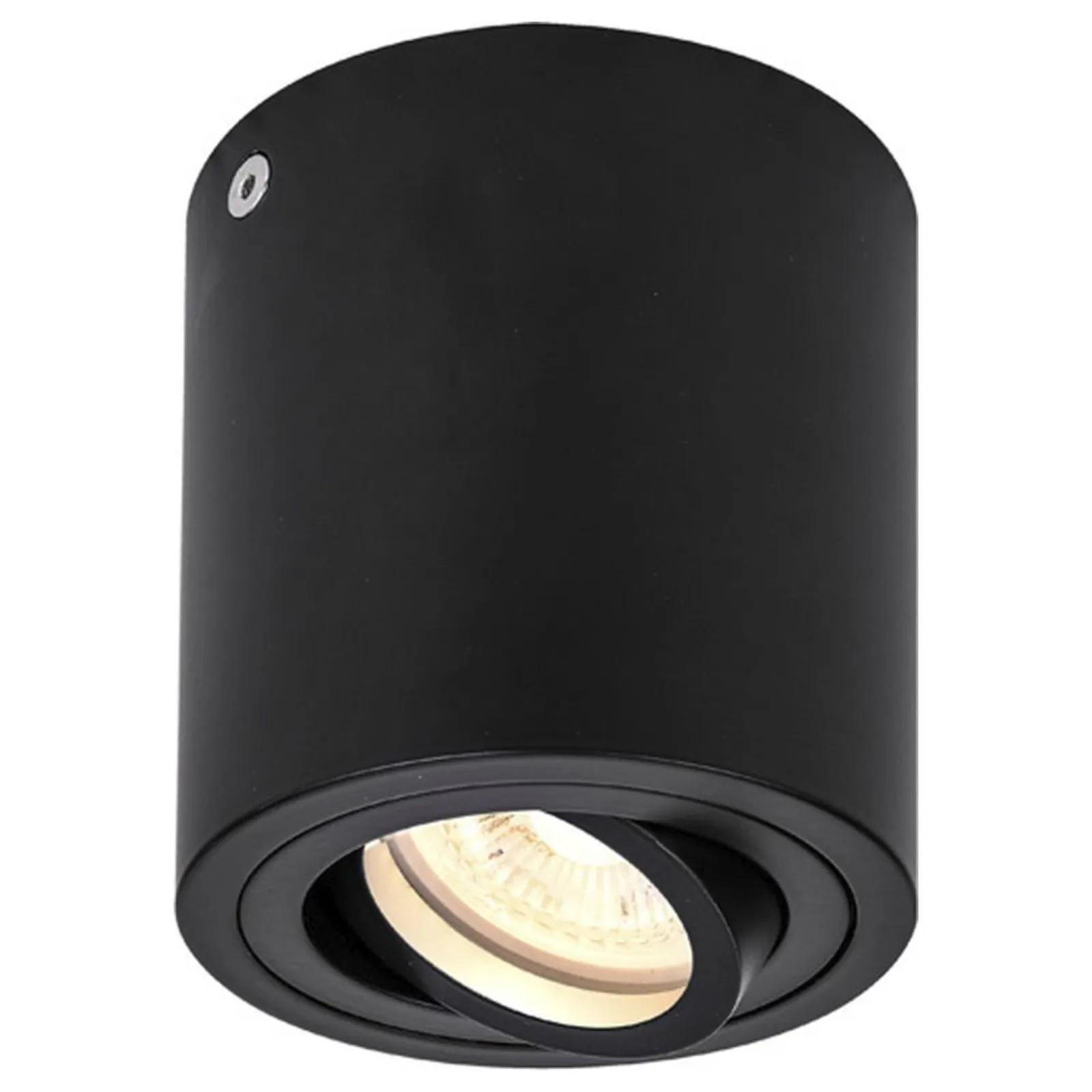 DECKENSTRAHLER Triledo - Schwarz, Metall (4.25/4.25/9.5cm) - SLV