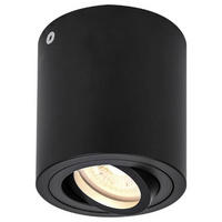 DECKENSTRAHLER Triledo - Schwarz, Metall (4.25/4.25/9.5cm) - SLV