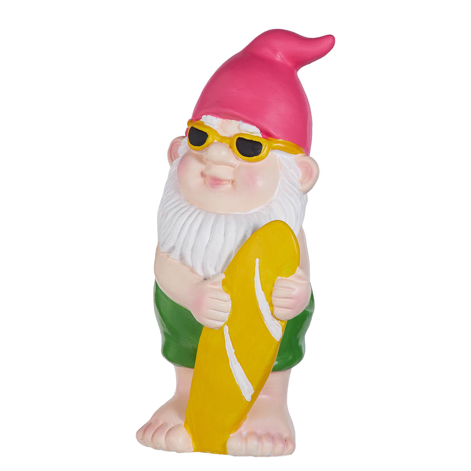 DEKOZWERG Hang Loose mit Surfbrett - Pink, Stein (9/21/10cm) - Butlers