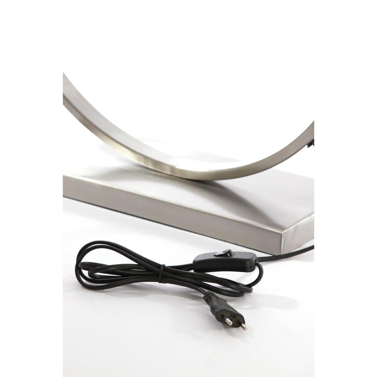 LAMPENFUSS Liva Silber 50/15/62 cm - Silberfarben, Metall (50/15/62cm) - Light & Living