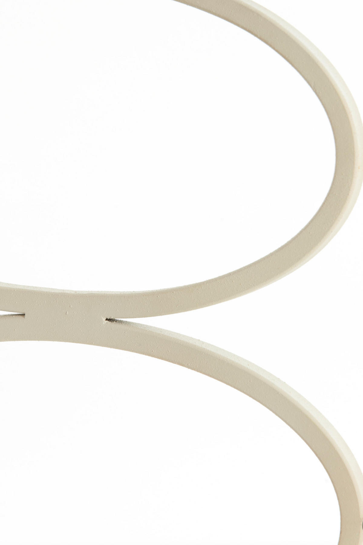 LAMPENFUSS Stelius Weiß Ø33/59 cm - Weiß, Metall (33/17/59cm) - Light & Living