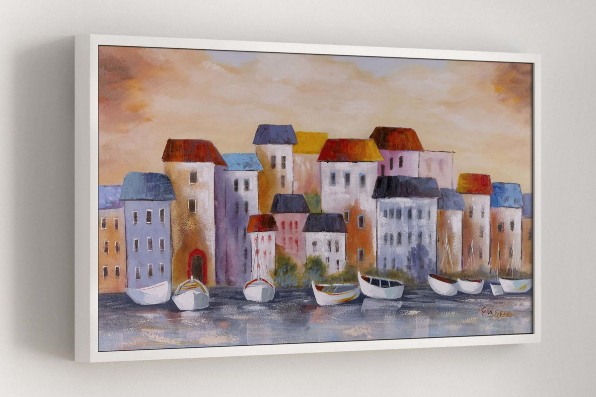 ACRYLBILD HANDGEMALT 120/60 cm - Multicolor, Holz/Textil (120/60cm) - KUNSTLOFT