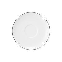 MILCHKAFFEEUNTERTASSE Lido Black Line weiß ø 16 cm - Weiß, Keramik (16cm) - Seltmann Weiden