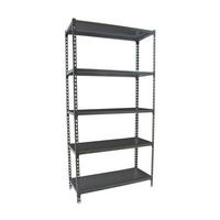 SCHWERLASTREGAL Big Metal Shark HxBxT 200 x 120 x 50 cm Fachlast 200 kg Anthrazit-Anthrazit - Anthrazit, Metall (120/200/50cm) - PROREGAL